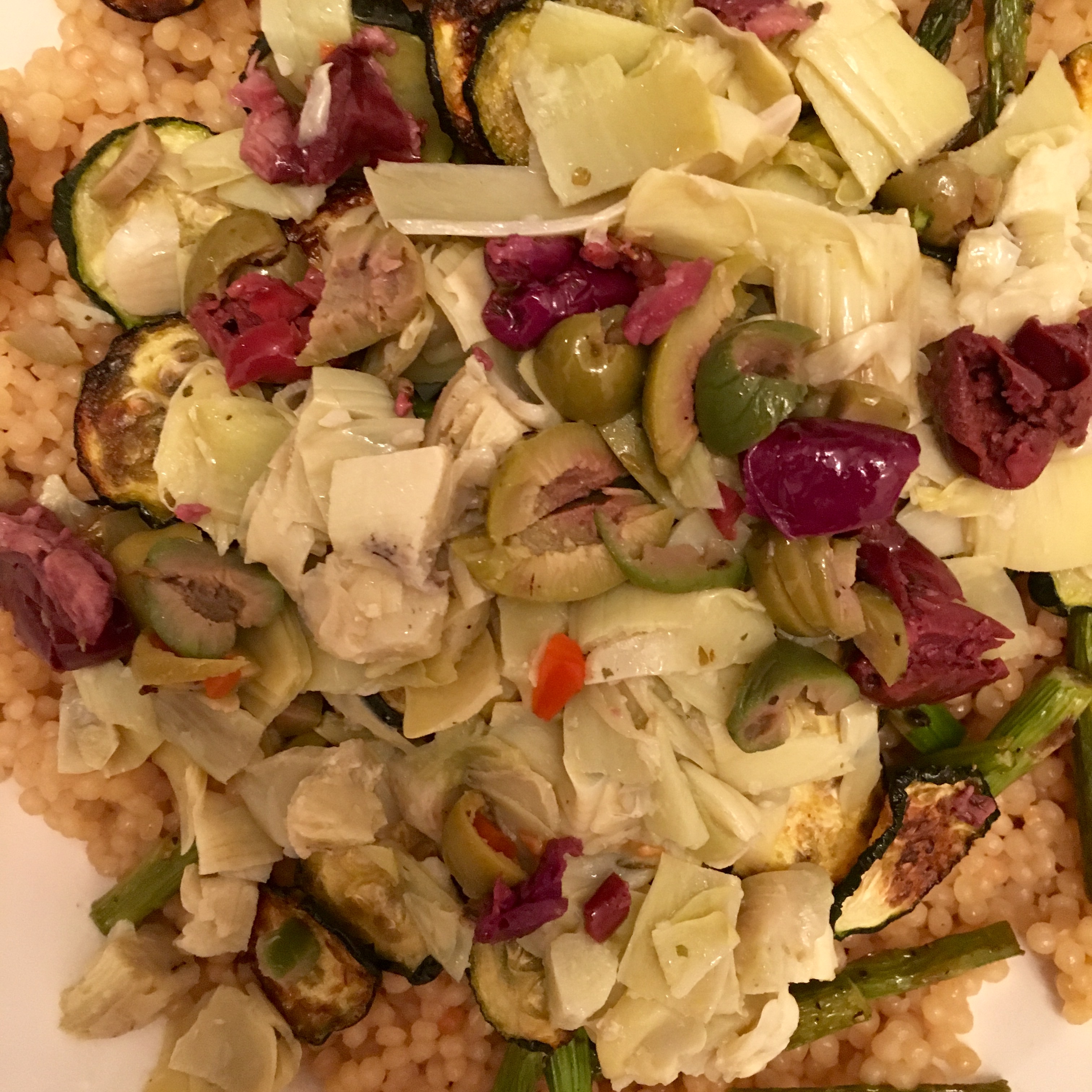 SALAD: Olive and Artichoke Couscous