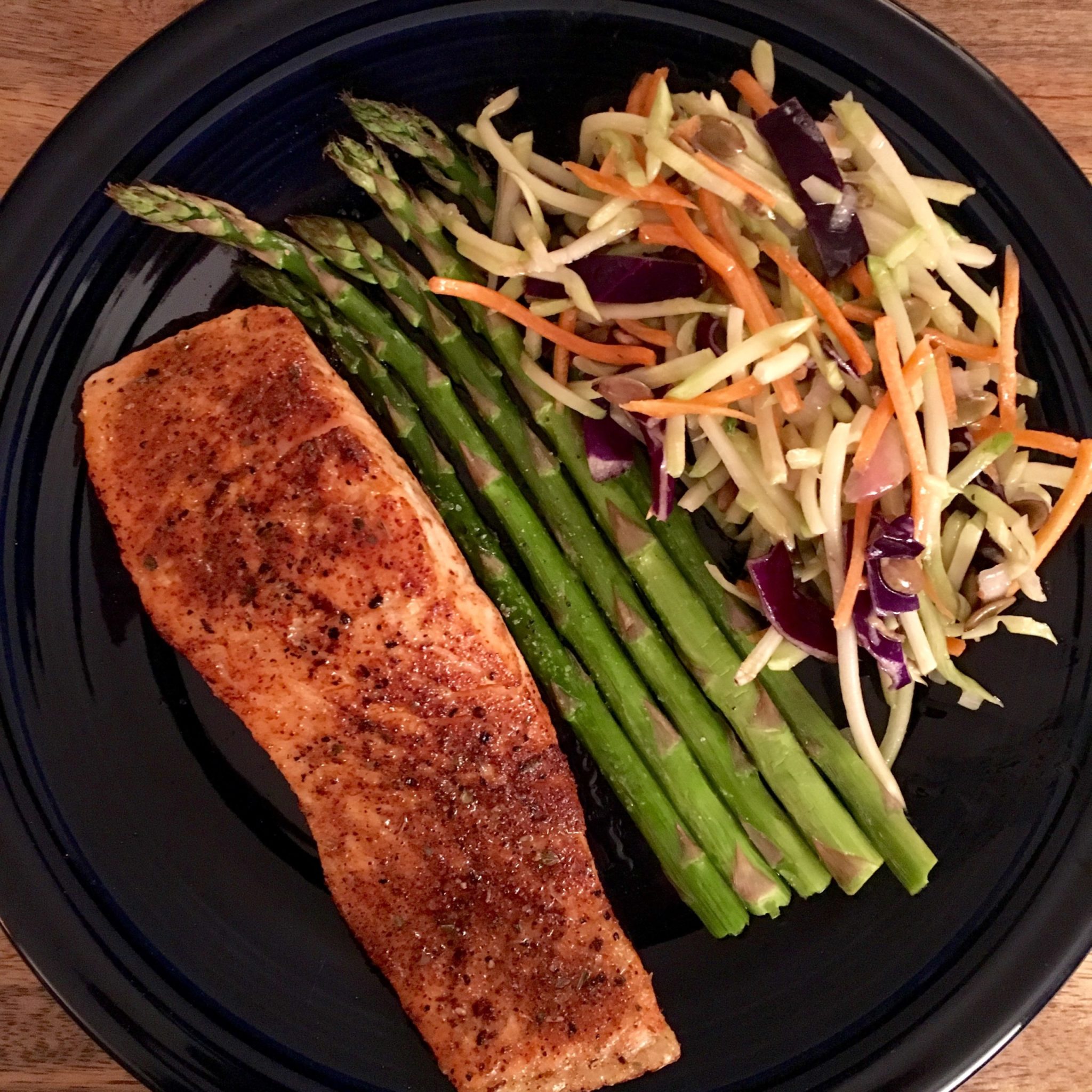 Mexican Salmon with Simply Roasted Asparagus What's For Dinner Esq.