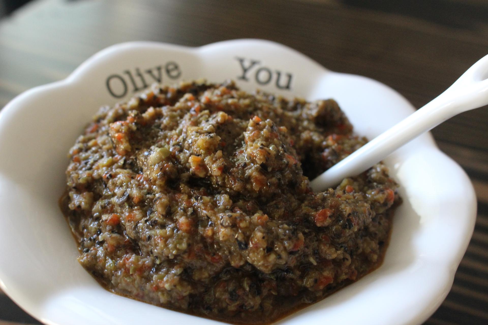 SAUCES AND SPREADS: Olive Tapenade