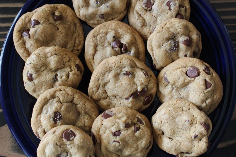 Sea Salt Coconut Oil Chocolate Chip Cookies | What's For Dinner Esq.