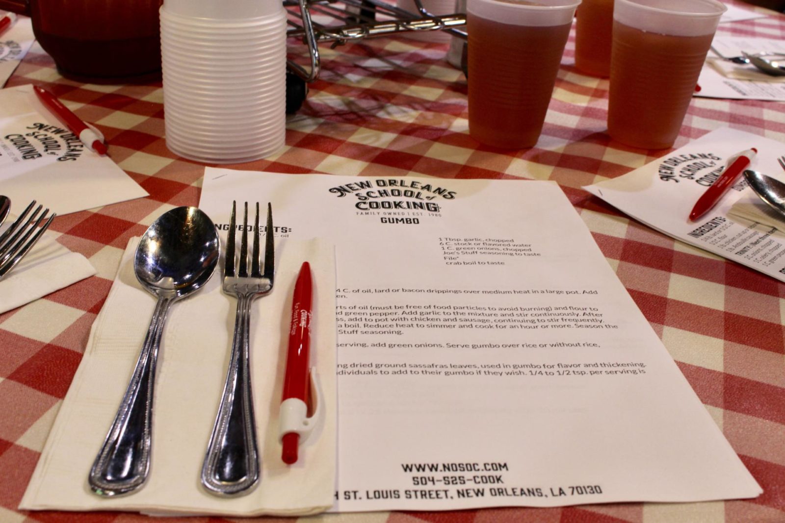 Cajun Cooking at New Orleans School of Cooking What's For Dinner Esq.