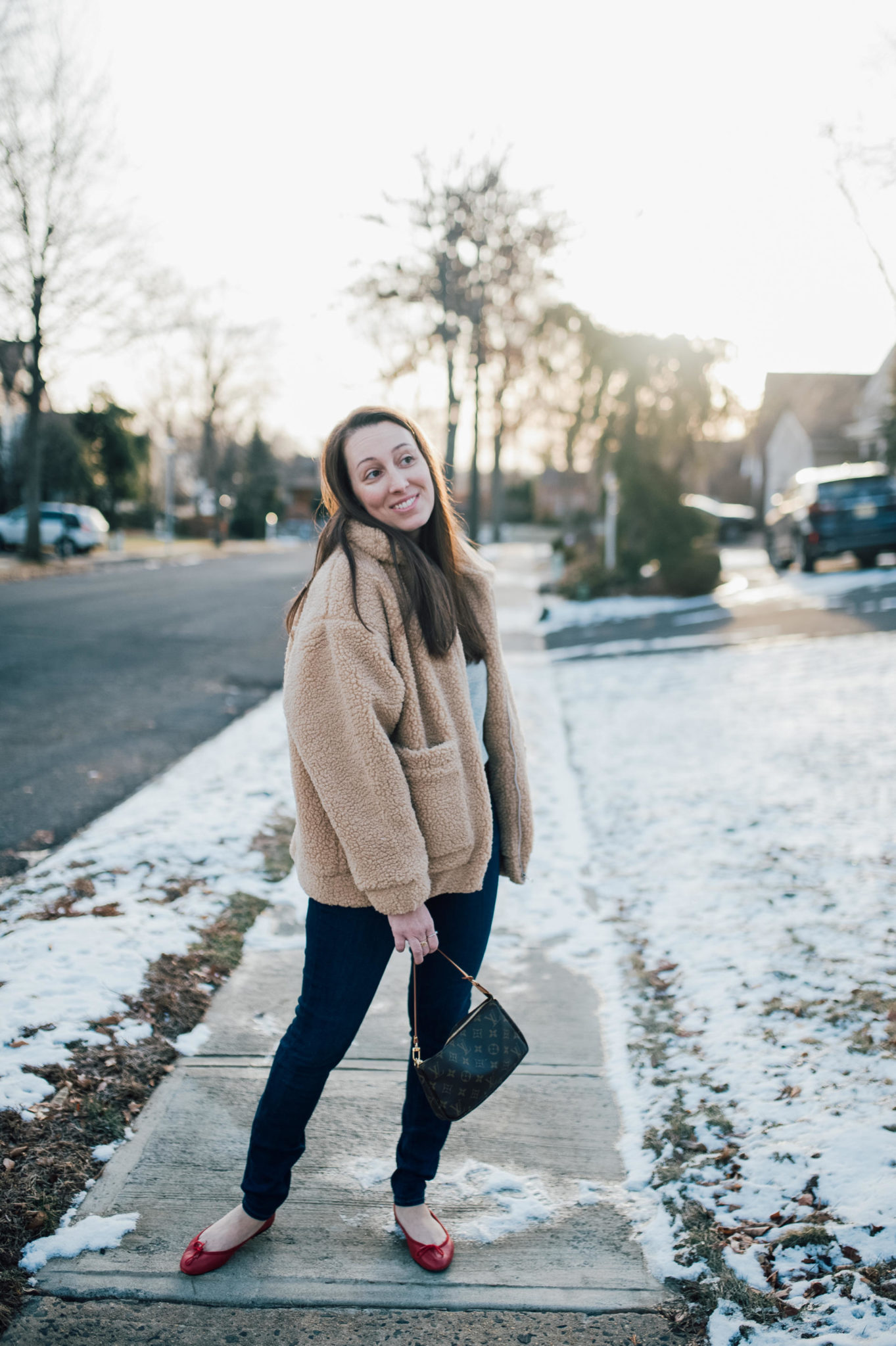 Valentines Day outfit by popular New Jersey fashion blogger What's For Dinner Esq.