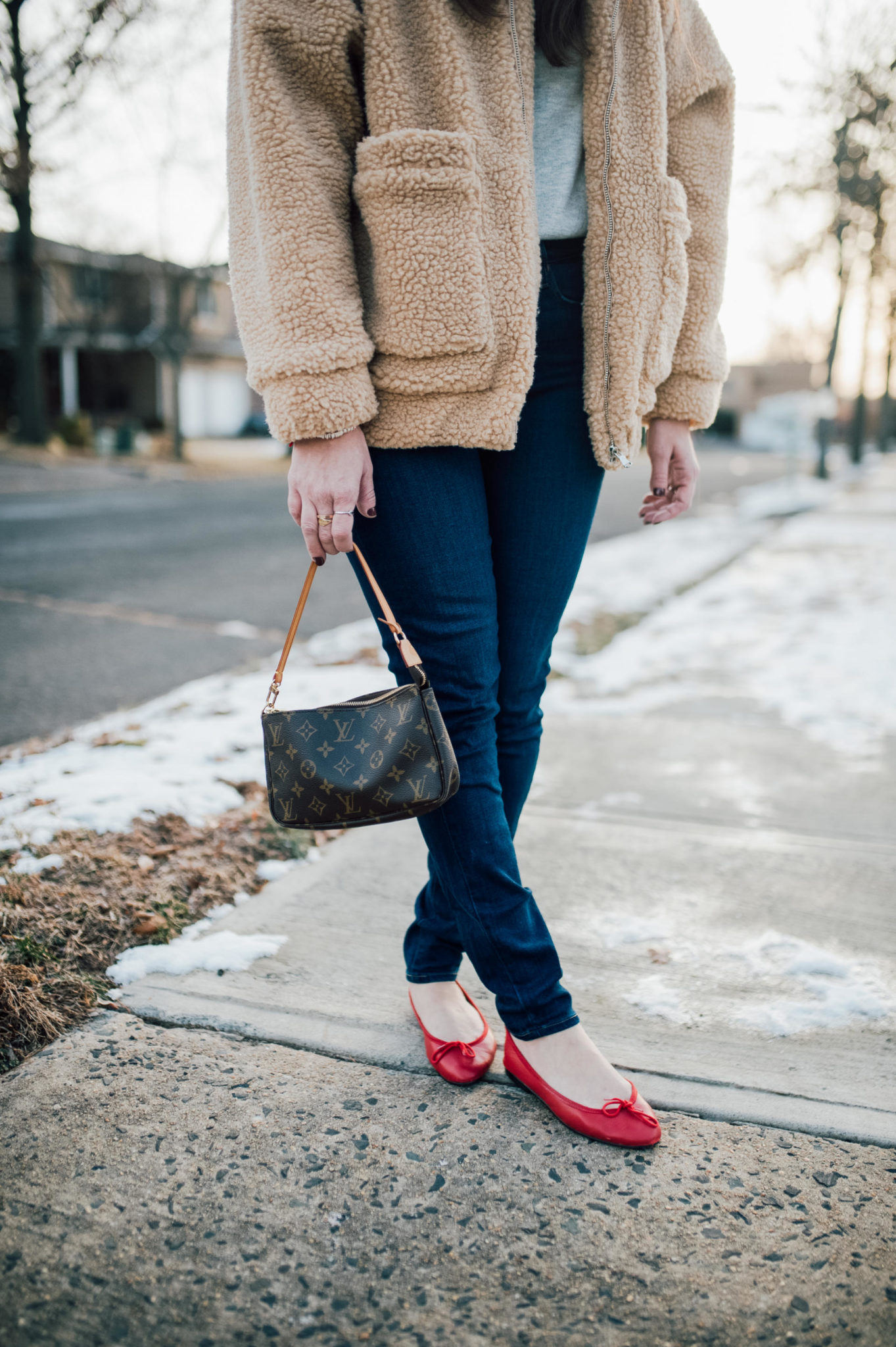 Valentines Day outfit by popular New Jersey fashion blogger What's For Dinner Esq.