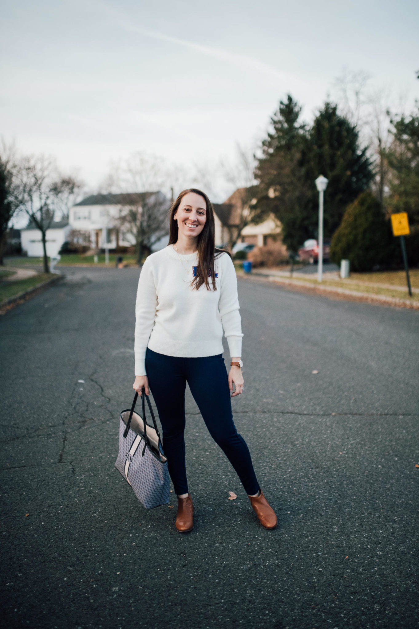 Easy workwear outfit by popular New Jersey blogger What's For Dinner Esq.