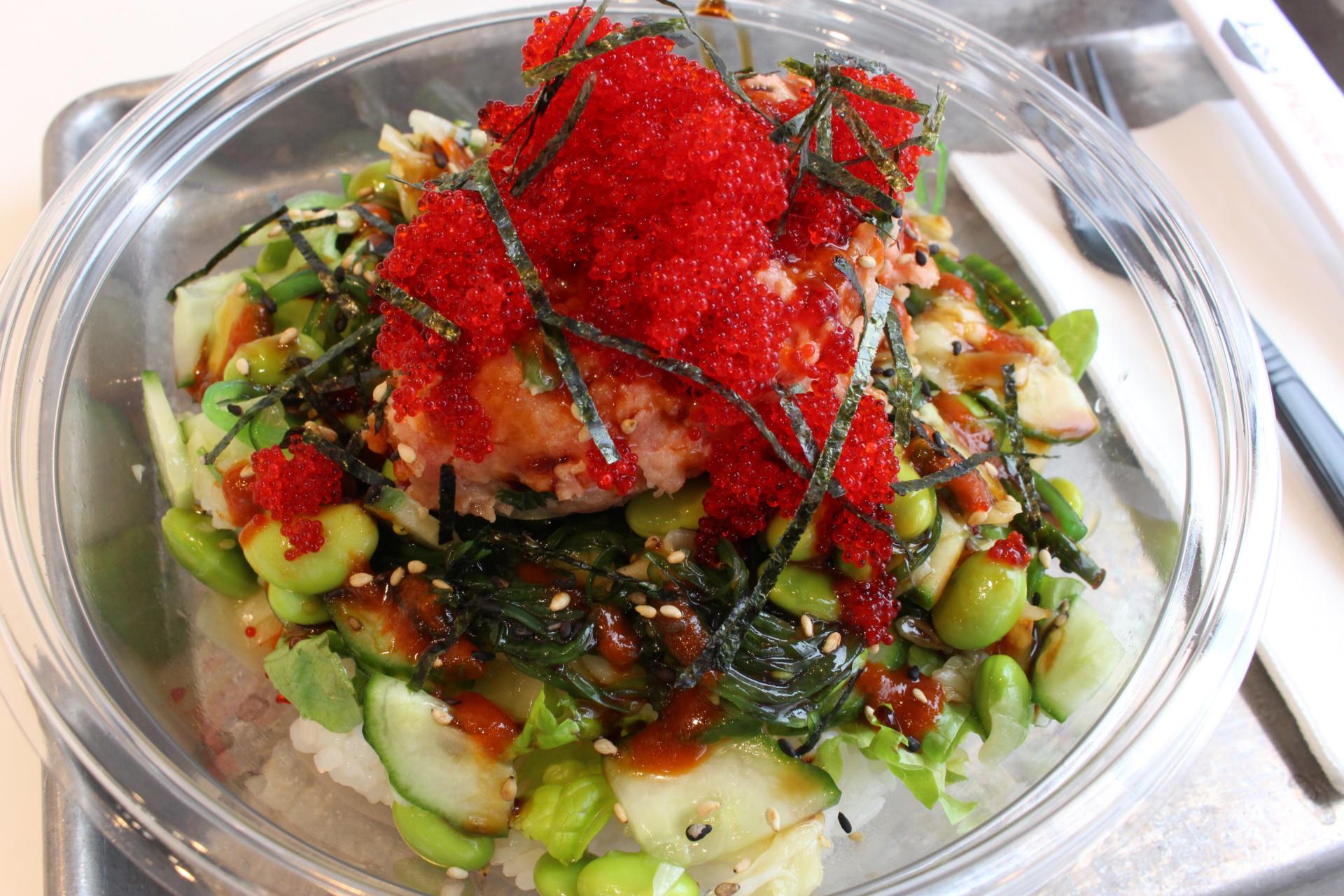 Poke Bowls with Poke Crew by popular New Jersey foodie blogger What's For Dinner Esq.