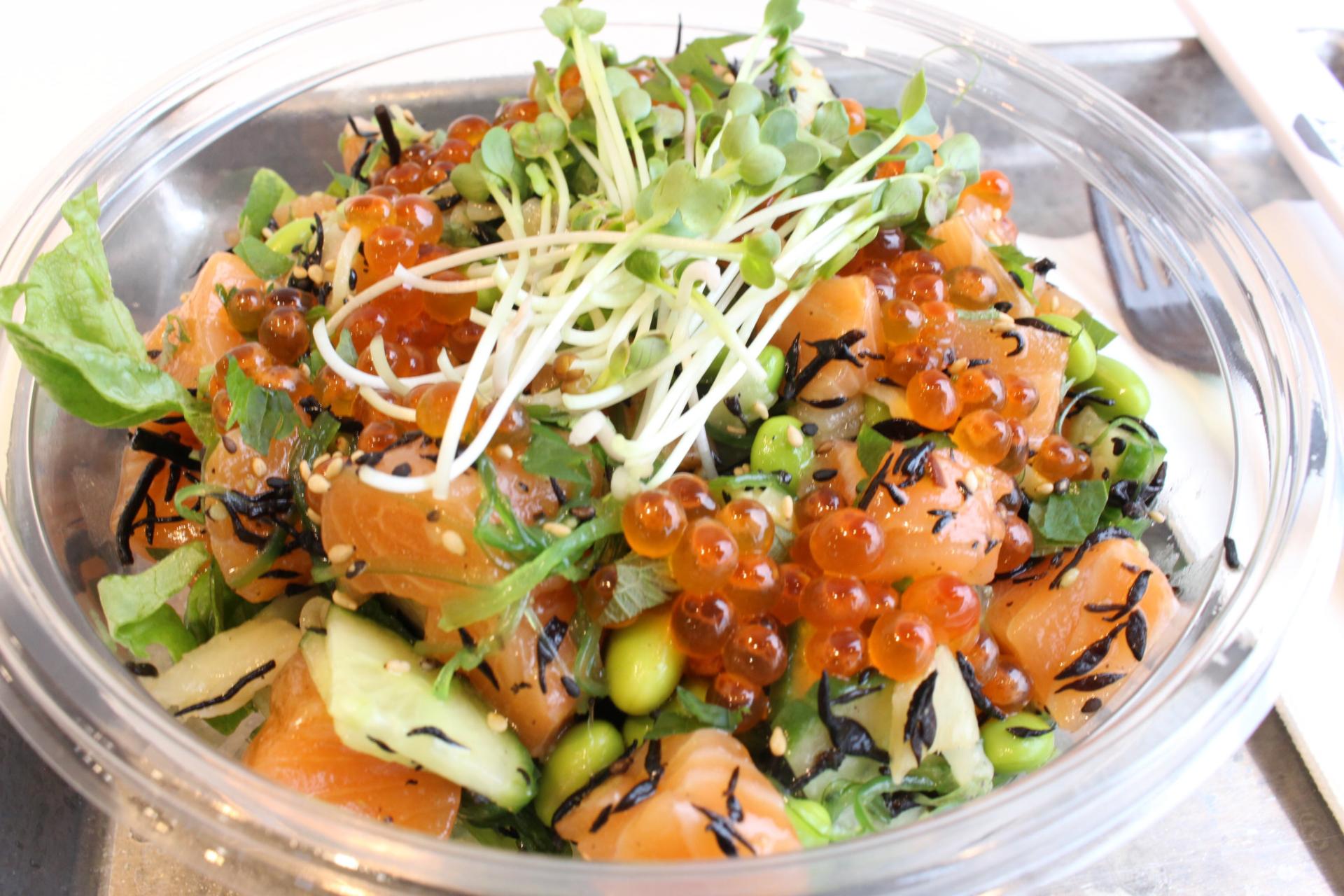 Poke Bowls with Poke Crew by popular New Jersey foodie blogger What's For Dinner Esq.
