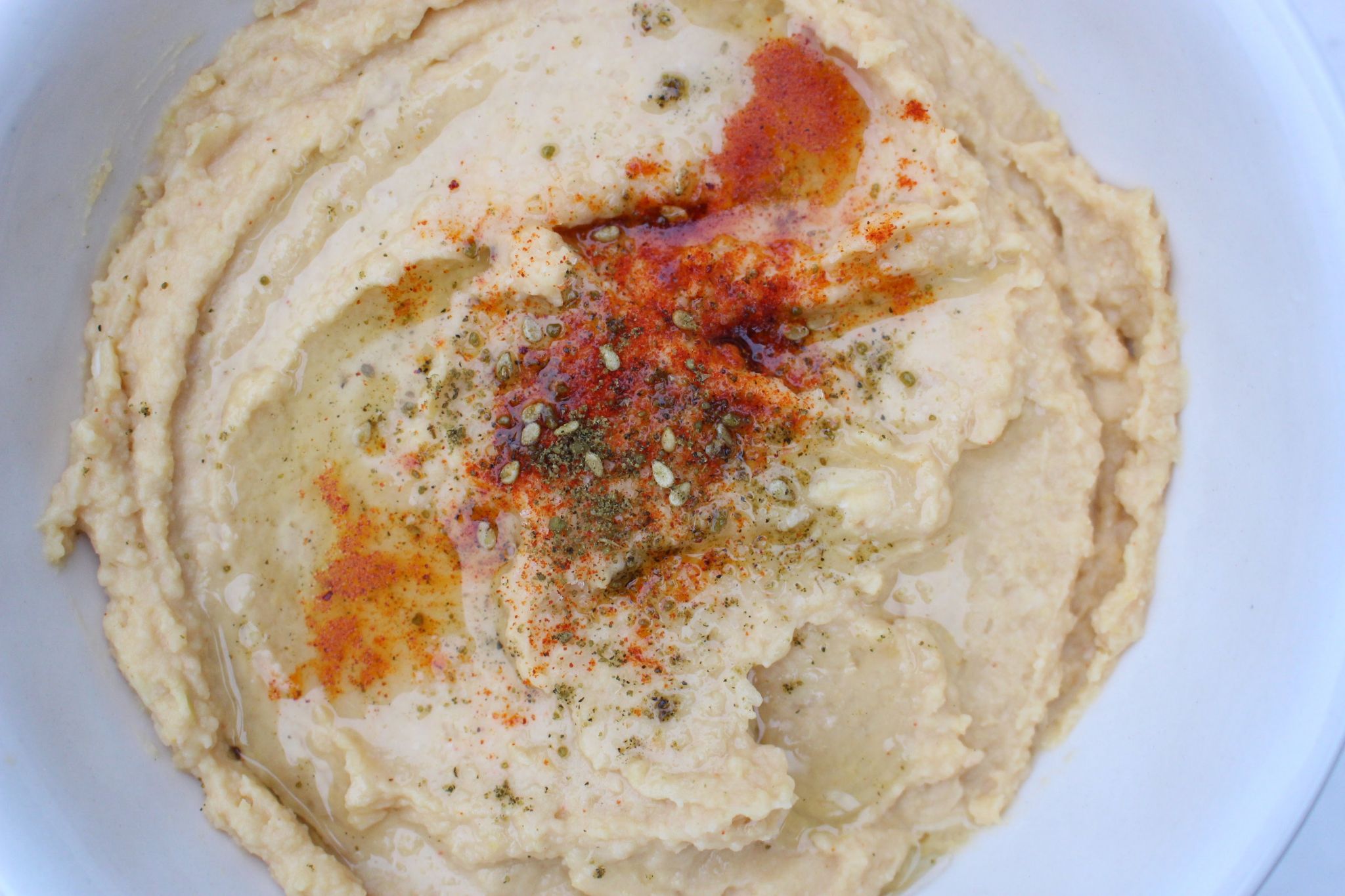 Homemade Garlic Hummus Recipe featured by popular New Jersey foodie blogger, What's For Dinner Esq.